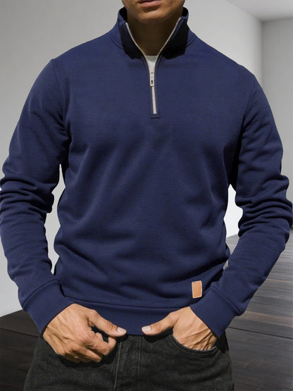 Maison-Lorie™ | Sweat-shirt à demi-fermeture éclair pour hommes