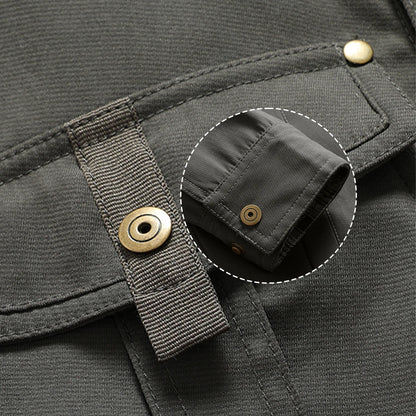 Vestes pour hommes printemps flanelle doublé chemise manteau Shacket décontracté bouton pression surchemise Western Cowboy Style haute qualité haut taille américaine