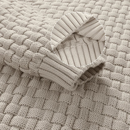 Sweat à capuche motif gaufré pour hommes