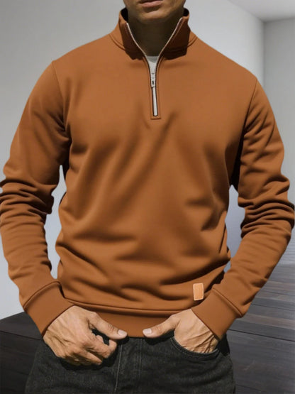 Maison-Lorie™ | Sweat-shirt à demi-fermeture éclair pour hommes